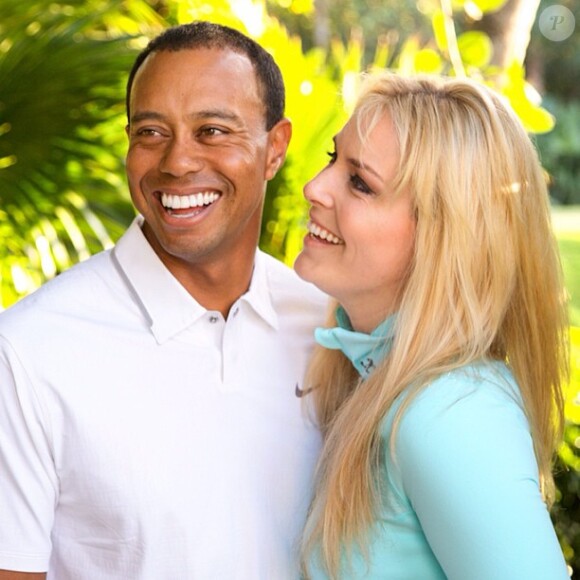 Lindsey Vonn, les yeux plein d'amour pour Tiger Woods