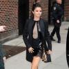 Selena Gomez arrive sur le plateau de l'émission Late Show With David Letterman à New York, le 18 mars 2013.