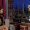 Selena Gomez était l'invitée, lundi 18 mars 2013, de David Letterman sur le plateau de son émission.
