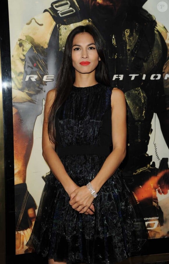 Elodie Yung à la première du film G.I. Joe : Conspiration à Londres, le 18 mars 2013.