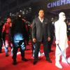 Dwayne Johnson se donne en spectacle lors de la première du film G.I. Joe : Conspiration à Londres, le 18 mars 2013.