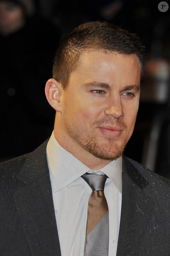 Channing Tatum sans sa belle à la première du film G.I. Joe : Conspiration à Londres, le 18 mars 2013.