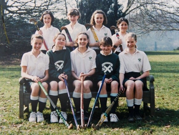 Kate Middleton à l'adolescence à la St Andrew's School de Pangbourne.