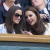 Kate et Pippa Middleton à Wimbledon en juillet 2012