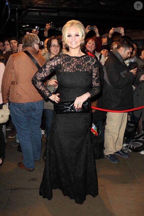 Jennifer Ellison à la soirée des Whatsonstage Theatregoers' Choice Awards à Londres le 17 février 2013.