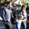 Ben Affleck et Jennifer Garner vont chercher leur fille Violet au basket à Brentwood, le 21 mars 2013.