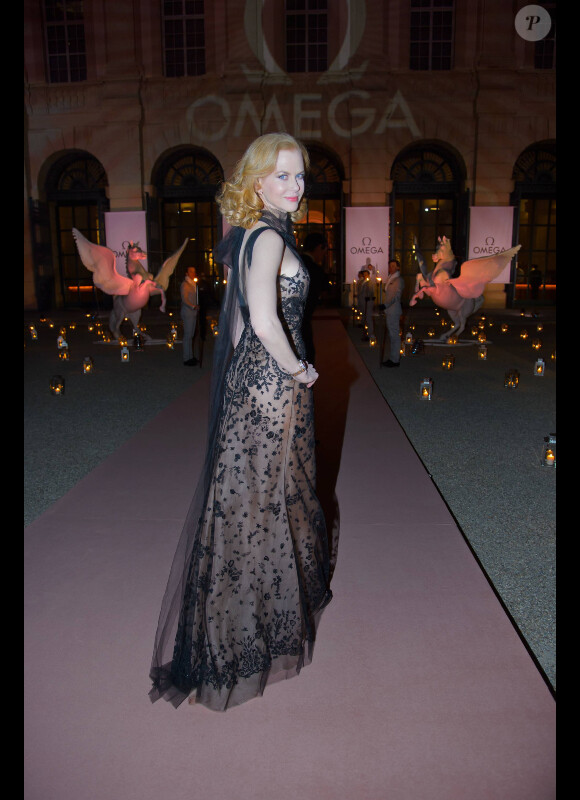 Nicole Kidman se rend au gala de la soirée Omega à Vienne en Autriche le 23 mars 2013.