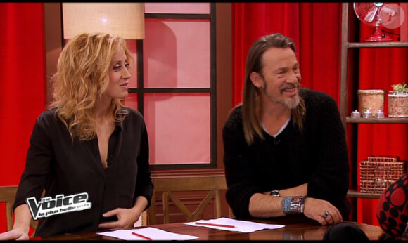 Lara Fabian et Florent Pagny dans The Voice 2 le samedi 16 mars 2013 sur TF1