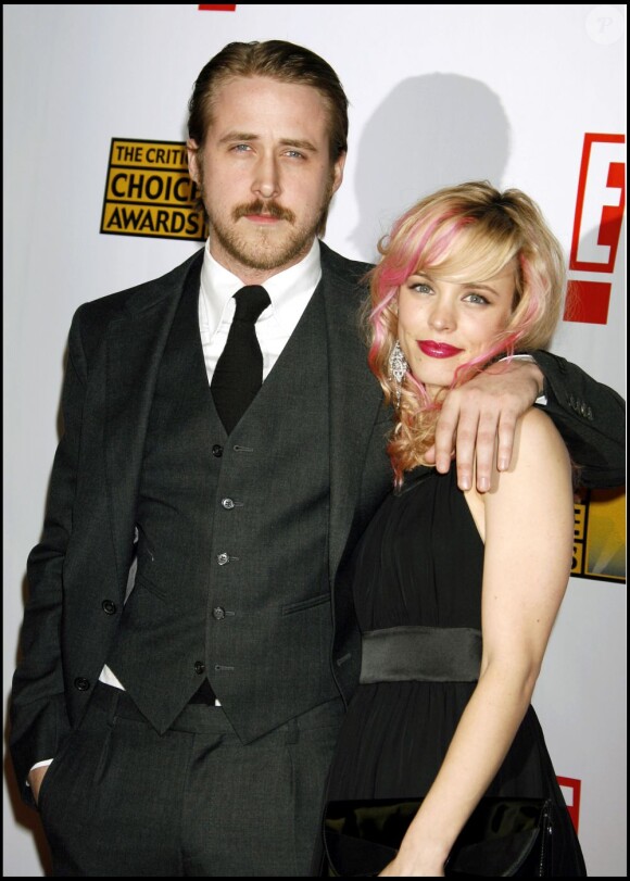Ryan Gosling et Rachel McAdams le 13 janvier 2007 aux Critics Choice Awards à Santa Monica