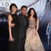 Olga Kurylenko, Tom Cruise et Andrea Riseborough assurent la première d'Oblivion à Buenos Aires, le 26 mars 2013.