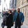 Kanye West et Kim Kardashian à Paris le 4 mars 2013.