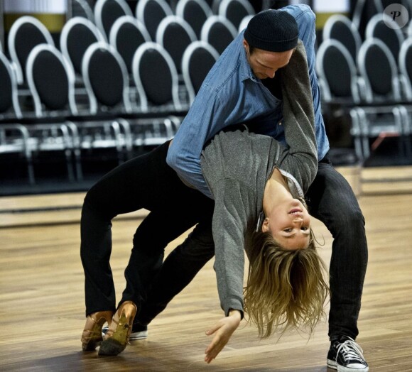 Jennifer Akerman, la soeur de Malin Akerman, va participer à l'émission "Dancing with the Stars" version suédoise, avec Call Sterner. Photo prise à Stockholm, le 27 mars 2013.
