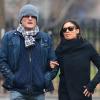 Rosario Dawson et Danny Boyle se promènent à New York, le 17 janvier 2013.