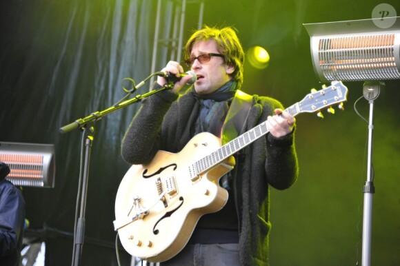 Thomas Dutronc à l'inauguration de la 50e édition de la Foire du Trône à Paris, le 29 mars 2013.