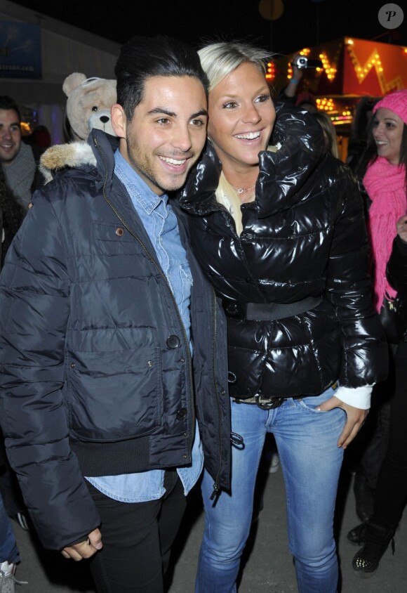 Alban et Amelie des Anges de la télé-réalité 5 à l'inauguration de la 50e édition de la Foire du Trône à Paris, le 29 mars 2013.