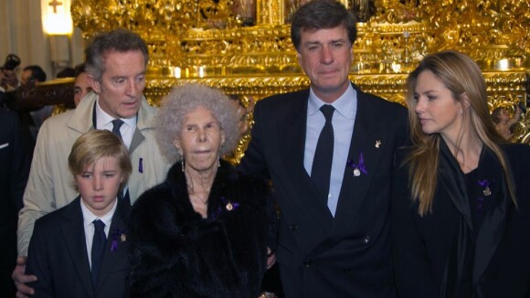 Cayetana : 87e anniversaire très pieux et en famille pour la duchesse d'Albe