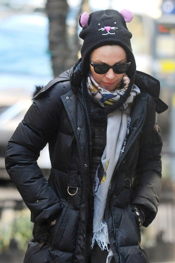 Madonna, à New York le 9 mars 2013.