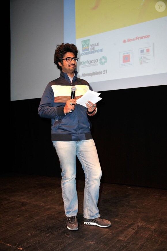 Sebastien Folin lors de la cérémonie d'ouverture du Festival Atmosphères dont il est président à Courbevoie le 2 Avril 2013
