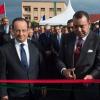 François Hollande et le roi Mohammed VI à Mediouna le 3 avril 2013.