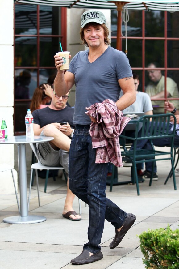 Richie Sambora dans les rues de Los Angeles, le 12 juillet 2012.