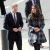 Kate Middleton et le prince William, connus sous le titre de comte et comtesse de Strathearn en Ecosse, sont arrivés le 4 avril 2013 au matin à Glasgow pour une visite de deux jours.