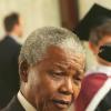 Nelson Mandela à l'Université d'Essex, le 10 juillet 1997.
