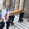 Obsèques d'Élisabeth de Gaulle, décédée à l'âge de 88 ans. La cérémonie a eu lieu en la cathédrale Saint-Louis des Invalides à Paris. Elle était la fille du Général Charles de Gaulle et a été la Présidente de la Fondation Anne de Gaulle de 1979 à 1988. A Paris le 6 avril 2013.