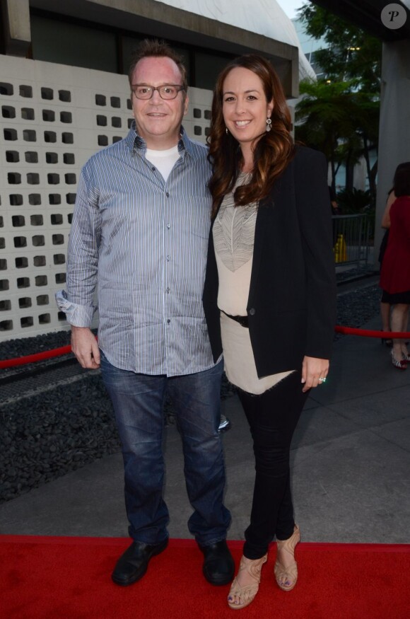 Tom Arnold et sa femme Ashley Groussman le 30 août 2011 à Los Angeles.