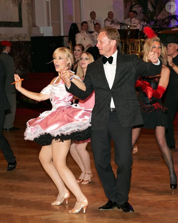 Missy May et Ian Ziering à l'événement Charity Dance Event Dancer Against Cancer 2013 à Vienne en Autriche, le 7 avril 2013. Ce gala dansant avait pour but de réunir des fonds pour la lutte contre le cancer.