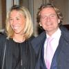 Charles Beigbeder et sa femme à Paris le 9 avril 2013 à l'occasion du gala annuel donné en l'honneur de la fondation Maud Fontenoy à l'hôtel de la Marine