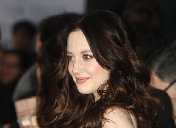 Andrea Riseborough, ravissante à souhait, lors de la première d'Oblivion à Los Angeles, le 10 avril 2013.