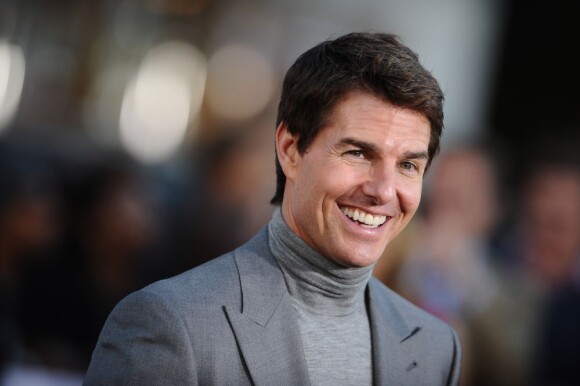 Tom Cruise radieux lors de la première d'Oblivion à Los Angeles, le 10 avril 2013.
