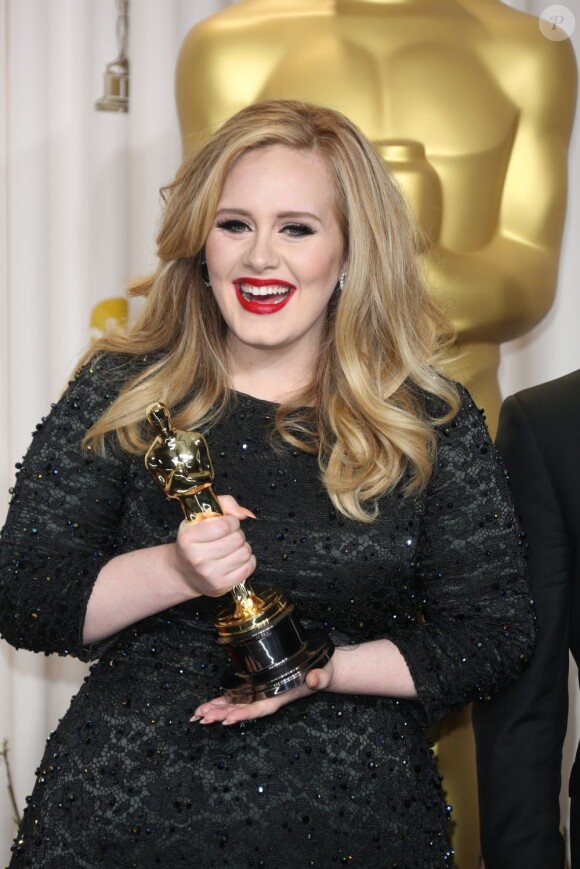 Adele à Hollywood le 24 février 2013.