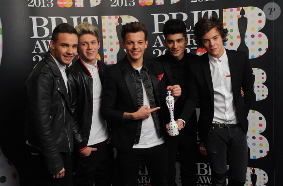 One Direction à Londres le 25 février 2013.
