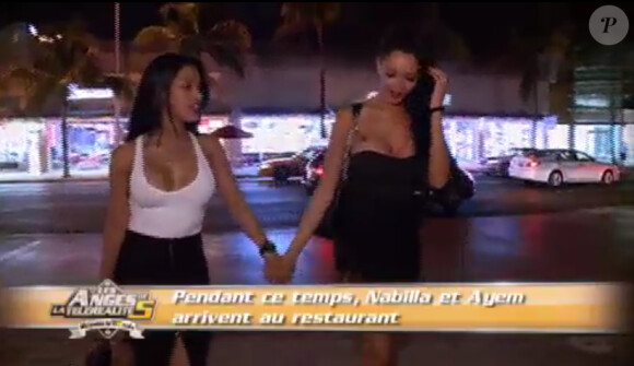 Nabilla et Ayem dans Les Anges de la télé-réalité 5 sur NRJ 12 le vendredi 12 avril 2013