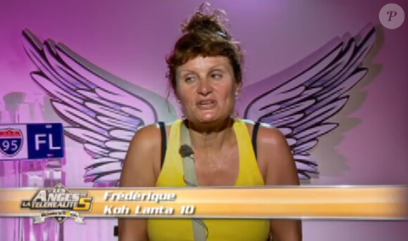 Frédérique dans Les Anges de la télé-réalité 5 sur NRJ 12 le vendredi 12 avril 2013