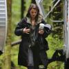 Keri Russell sur le tournage du film Dawn of the Planet of the Apes  à Vancouver, le 12 avril 2013.