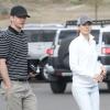 Exclusif - La jolie Jessica Biel et Justin Timberlake à la sortie du Mirimichi Golf Course après une partie de golf à Millington, le 14 avril 2013.