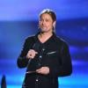 Brad Pitt sur la scène des MTV Movie Awards, à Los Angeles, le 14 avril 2013.