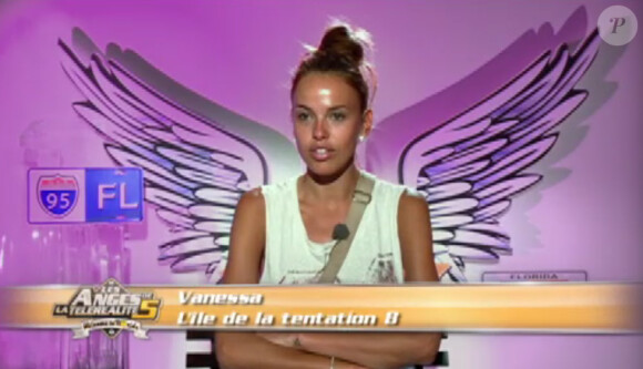 Vanessa dans Les Anges de la télé-réalité 5 sur NRJ 12 le mardi 16 avril 2013