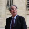 Jean-Louis Debre à Neuilly-sur-Seine le 16 avril 2013 pour le 30e anniversaire de la disparition d'Achille Peretti maire de la ville de 1947 à 1983.