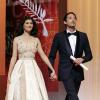 Audrey Tautou et Adrien Brody lors du 65e Festival de Cannes 2012