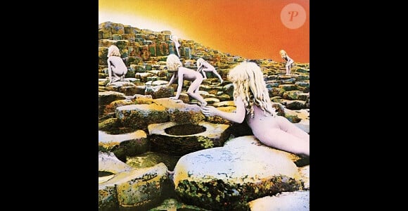 Houses of the Holy de Led Zeppelin (1973), une pochette signée Storm Thorgerson, grand collaborateur de Pink Floyd et ami de David Gilmour décédé en avril 2013