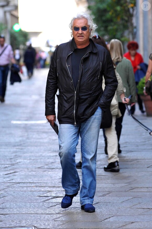 Flavio Briatore à Milan le 18 avril 2013