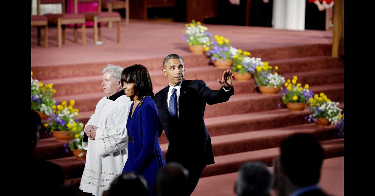 Michelle et Barack Obama : Émouvant hommage aux victimes de l'attentat ...