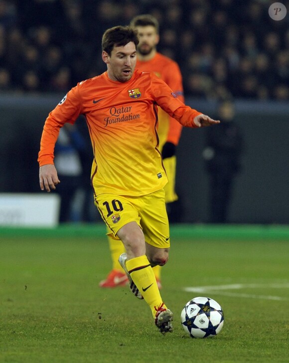 Lionel Messi à Paris le 2 avril 2013.