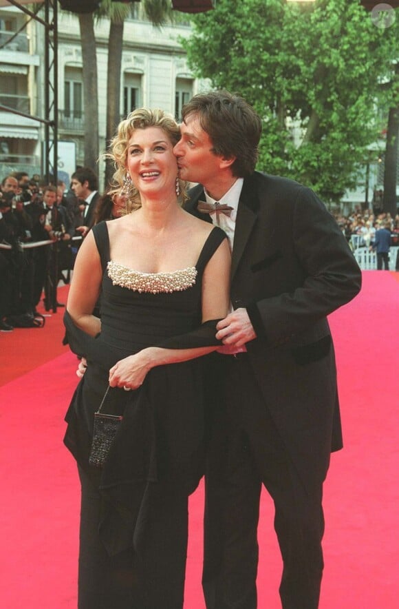 Michèle Laroque et Pierre Palmade au Festival de Cannes en 2001