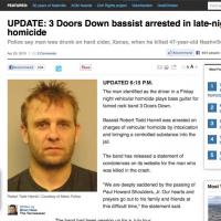 3 Doors Down (Kryptonite) : Todd Harrell mis en examen pour homicide