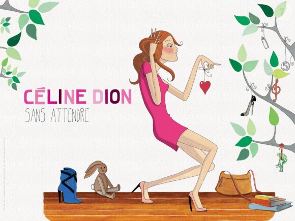 Pochette de Sans Attendre, dernier opus de Céline Dion dans les bacs depuis le 5 novembre 2012.
