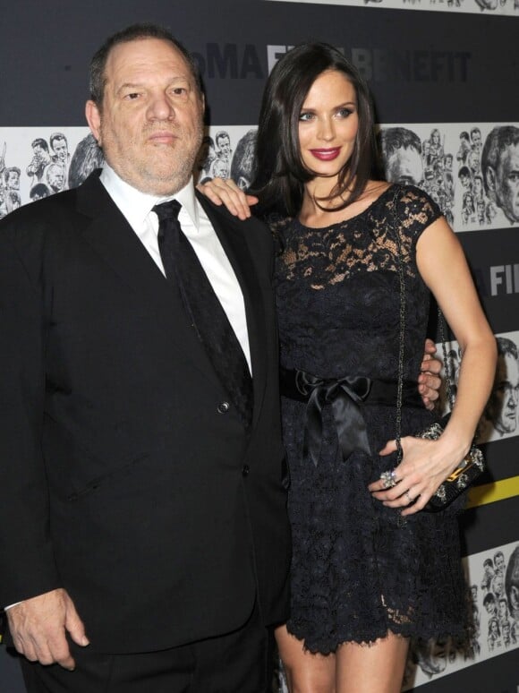 Harvey Weinstein et Georgina Chapman lors de la soirée Museum of Modern Art film benefit à New York le 3 décembre 2012